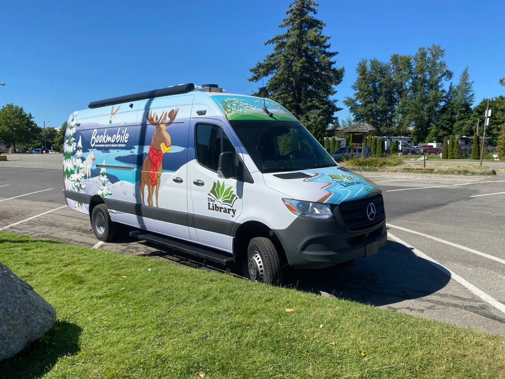The bookmobile is&nbsp;here!